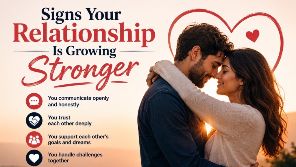 Signs Your Relationship Is Growing