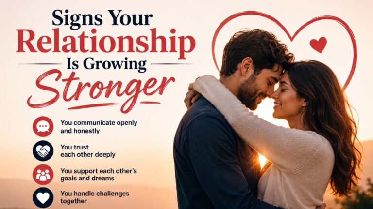 Signs Your Relationship Is Growing